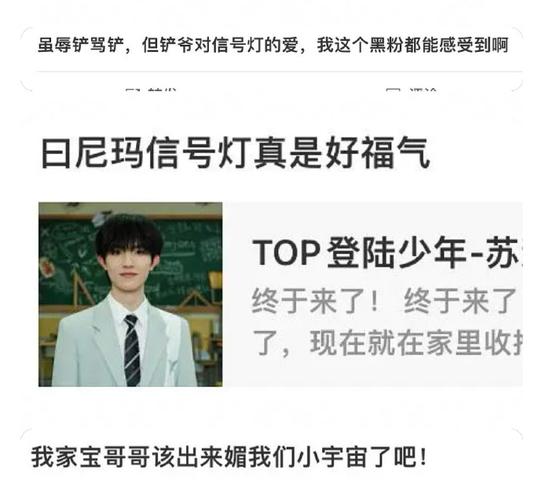 苏新皓的粉丝为什么叫信号灯的简单介绍